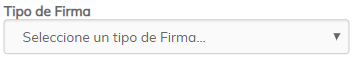 7. Tipo de Firma