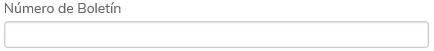 9. Número de Boletín