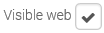 3. Visible web