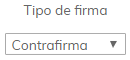 10. Tipo de firma