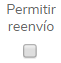 9. Permitir reenvío