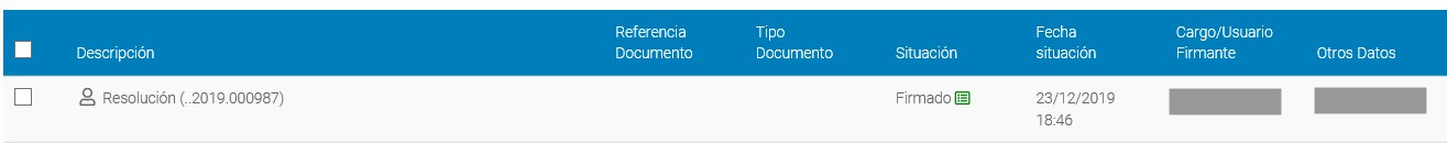 17. Rejilla de documentos