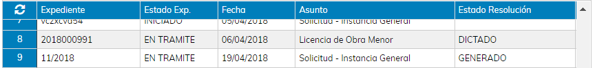 1. Rejilla de Decretos