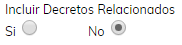 12. Incluir Decretos Relacionados