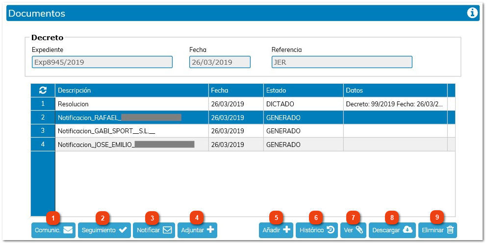 Notificación