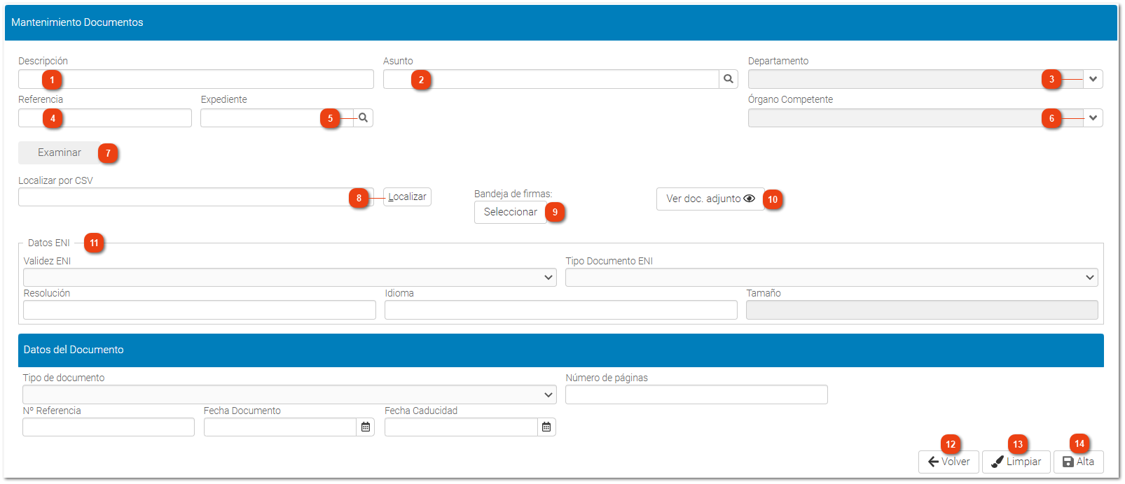 Registrar Documento