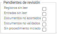 4. Pendientes de revisión