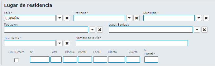 3. Lugar de residencia