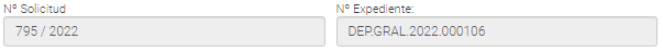 1. Datos de la solicitud
