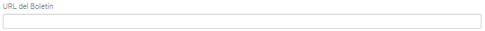 12. URL del Boletín