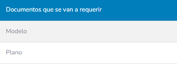1. Documentos a requerir
