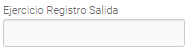 6. Ejercicio Registro Salida
