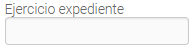 13. Ejercicio de expediente