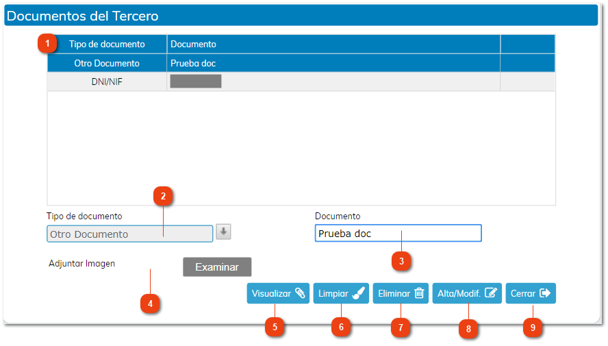 2.3.6.1.1.1. Documentos del Tercero