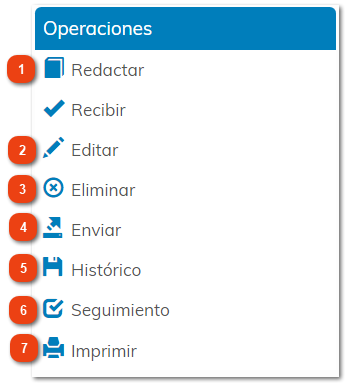 2.4.6.3. Operaciones de la bandeja Pendientes de envío