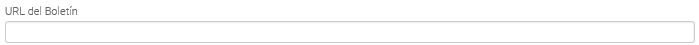 12. URL del Boletín