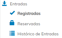 3. Registro Entradas