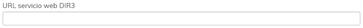 7. URL servicio web DIR3