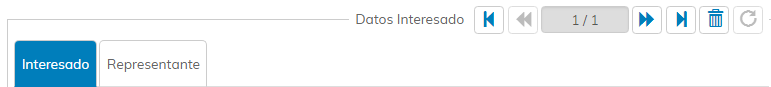 4. Datos del Interesado y/o Representante