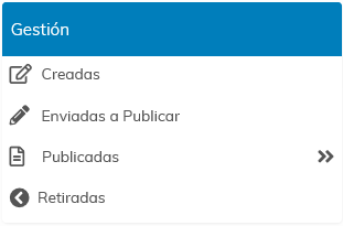 1. Bandejas de Gestión