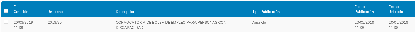 8. Rejilla de Anuncios o Edictos